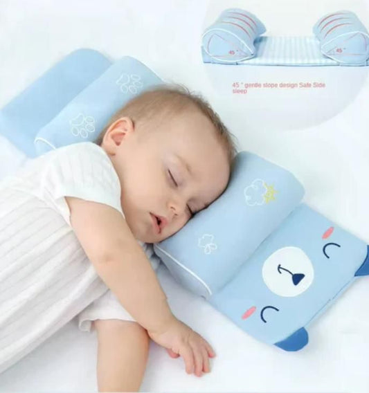 Baby Anti-Rollover Side Sleep Pillow – 45° Incline Support Cushion